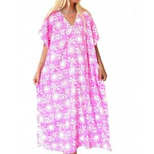 NEW JOSHI goa caftan in pink